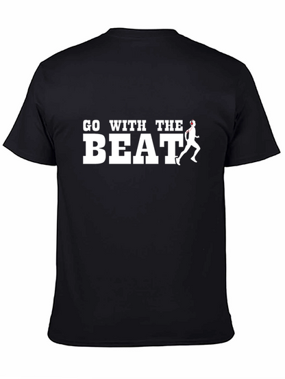 Go With The Beat Graphic Tee - Running Shirt
