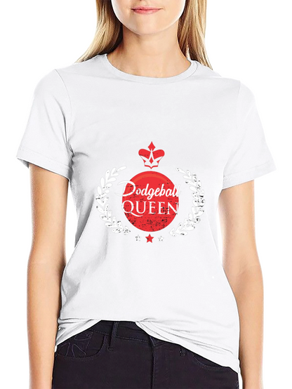 Dodgeball Queen Black T-Shirt