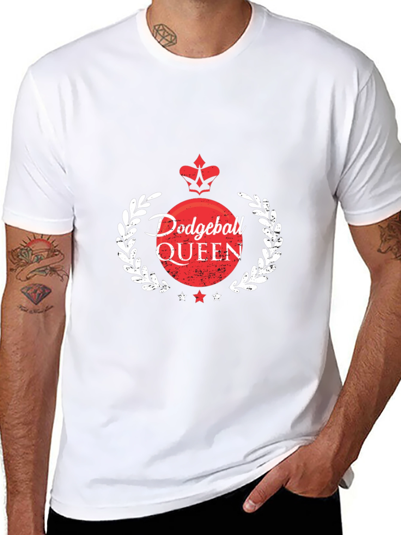 Dodgeball Queen Black T-Shirt