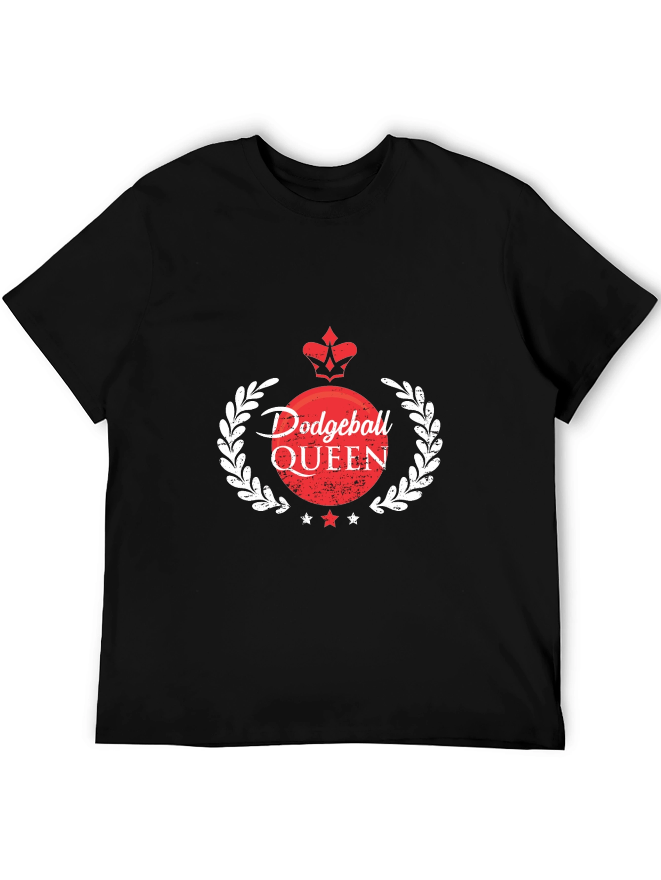 Dodgeball Queen Black T-Shirt