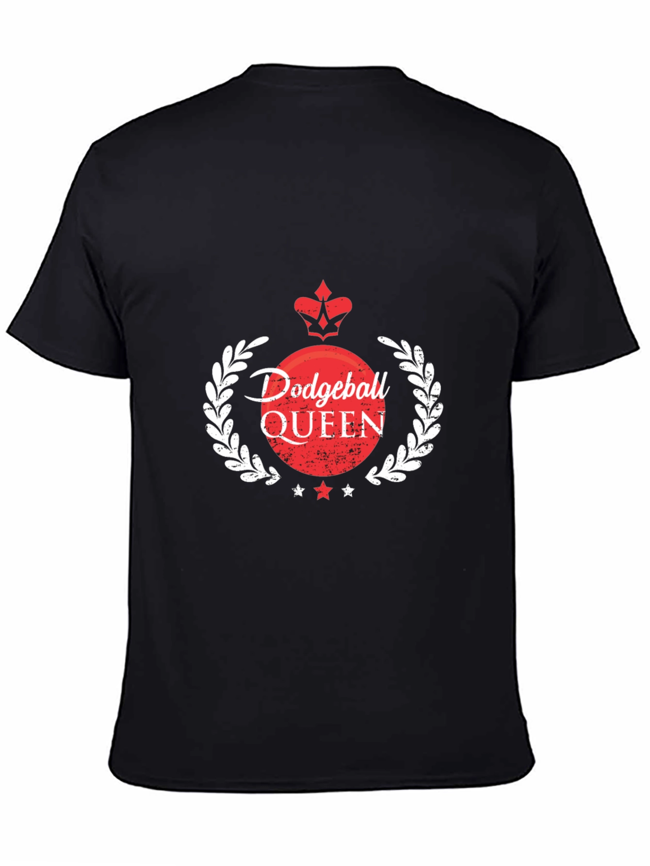 Dodgeball Queen Black T-Shirt