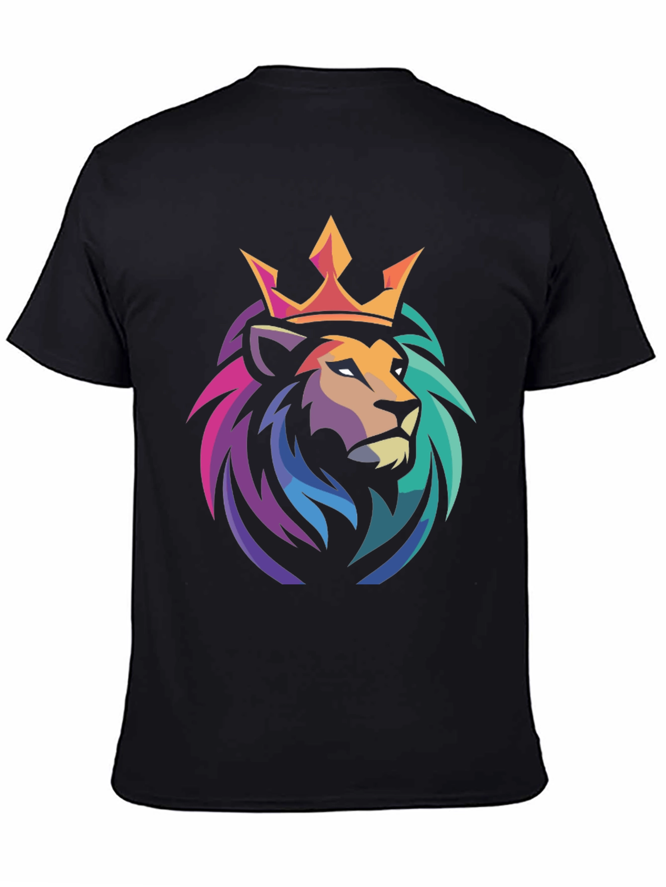 Lion King Graphic Tee - Stylish Mens Black T-Shirt