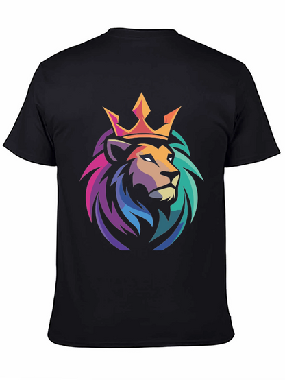 Lion King Graphic Tee - Stylish Mens Black T-Shirt