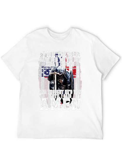 Devil Lost American Flag Knight T-Shirt