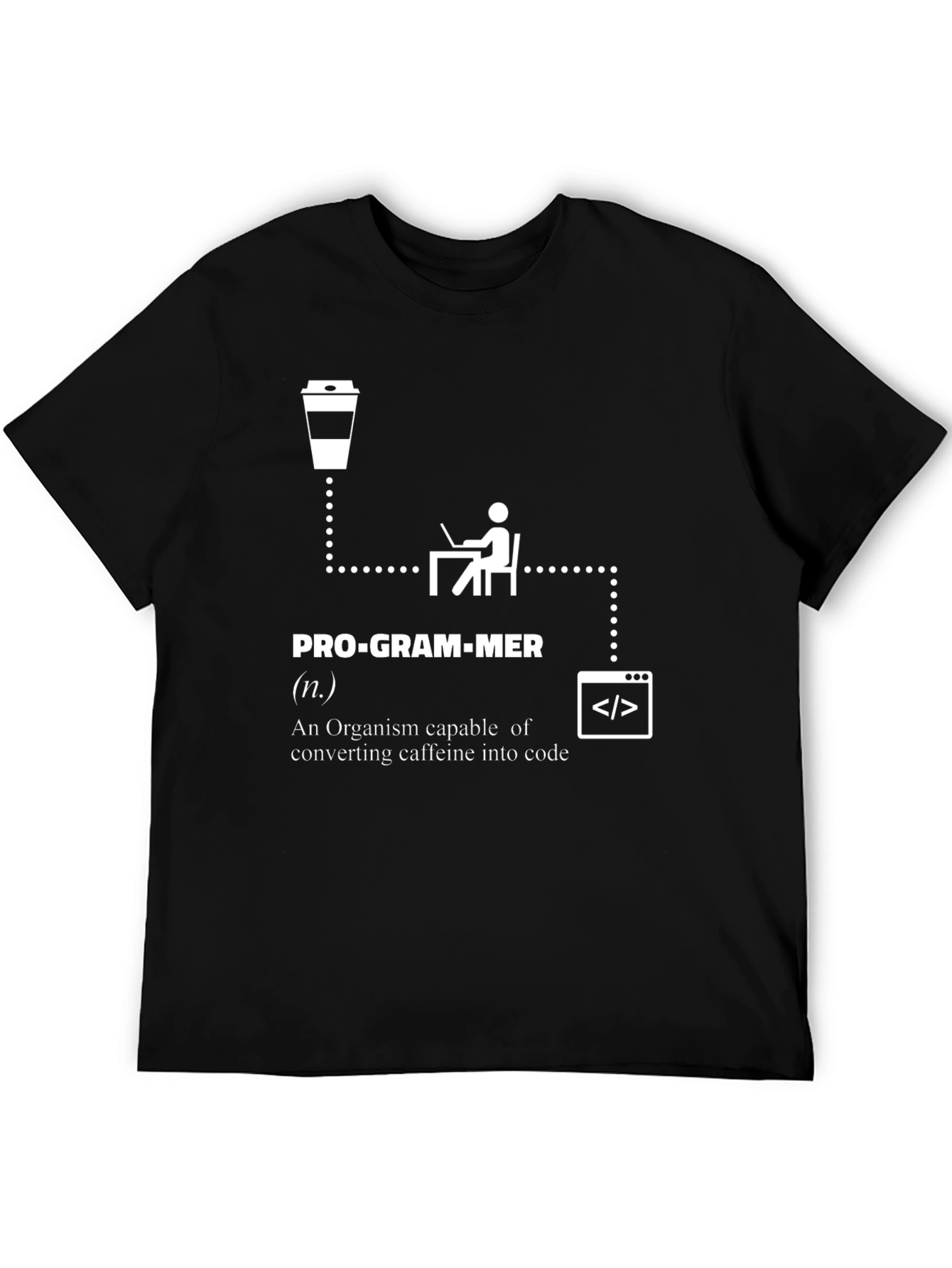 Programmer Definition T-Shirt - Caffeine to Code