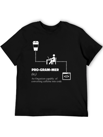 Programmer Definition T-Shirt - Caffeine to Code