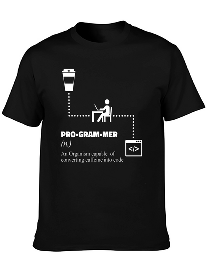 Programmer Definition T-Shirt - Caffeine to Code