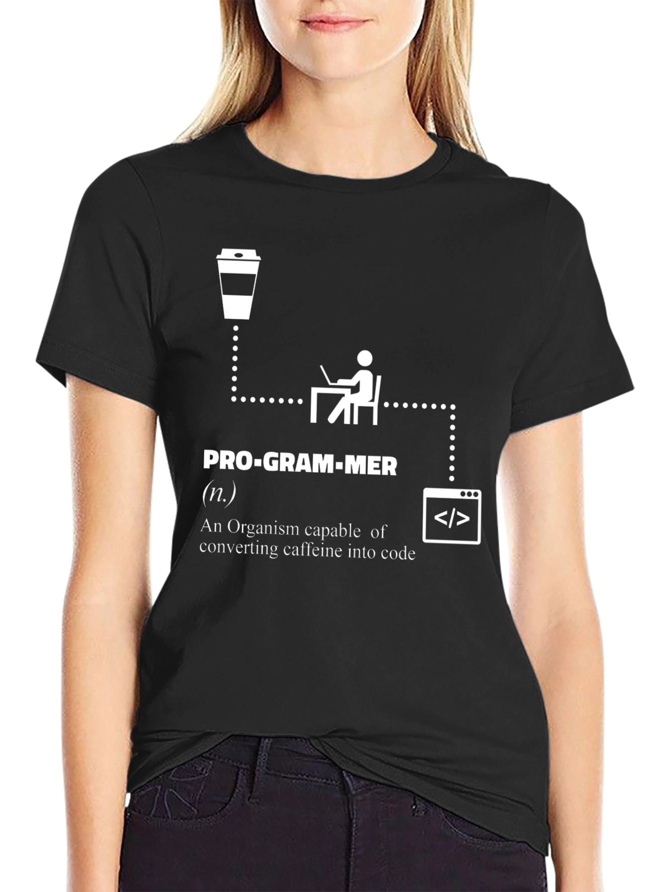 Programmer Definition T-Shirt - Caffeine to Code