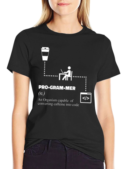 Programmer Definition T-Shirt - Caffeine to Code