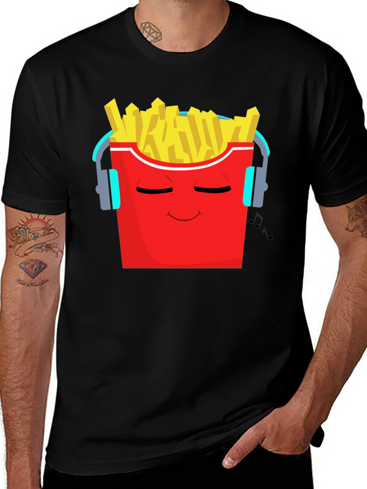 Cool Fries Graphic Tee - Music Lover T-Shirt
