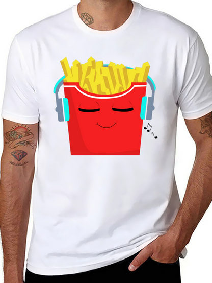 Cool Fries Graphic Tee - Music Lover T-Shirt