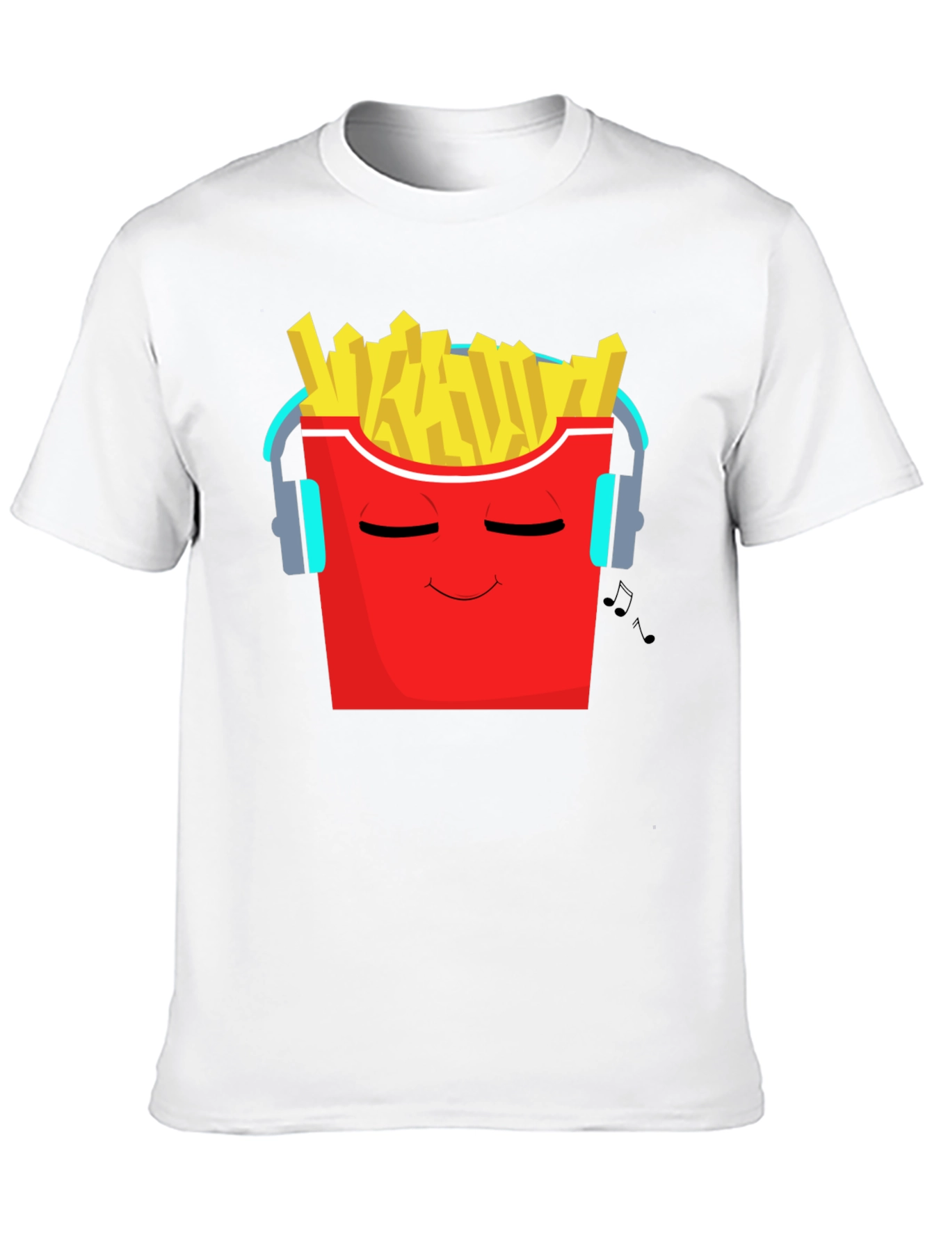 Cool Fries Graphic Tee - Music Lover T-Shirt