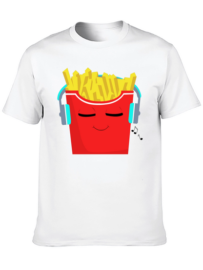 Cool Fries Graphic Tee - Music Lover T-Shirt