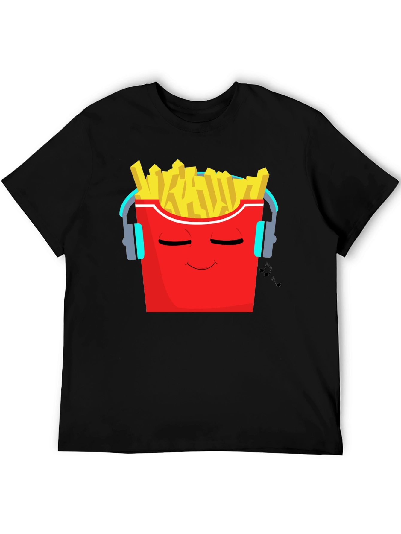 Cool Fries Graphic Tee - Music Lover T-Shirt