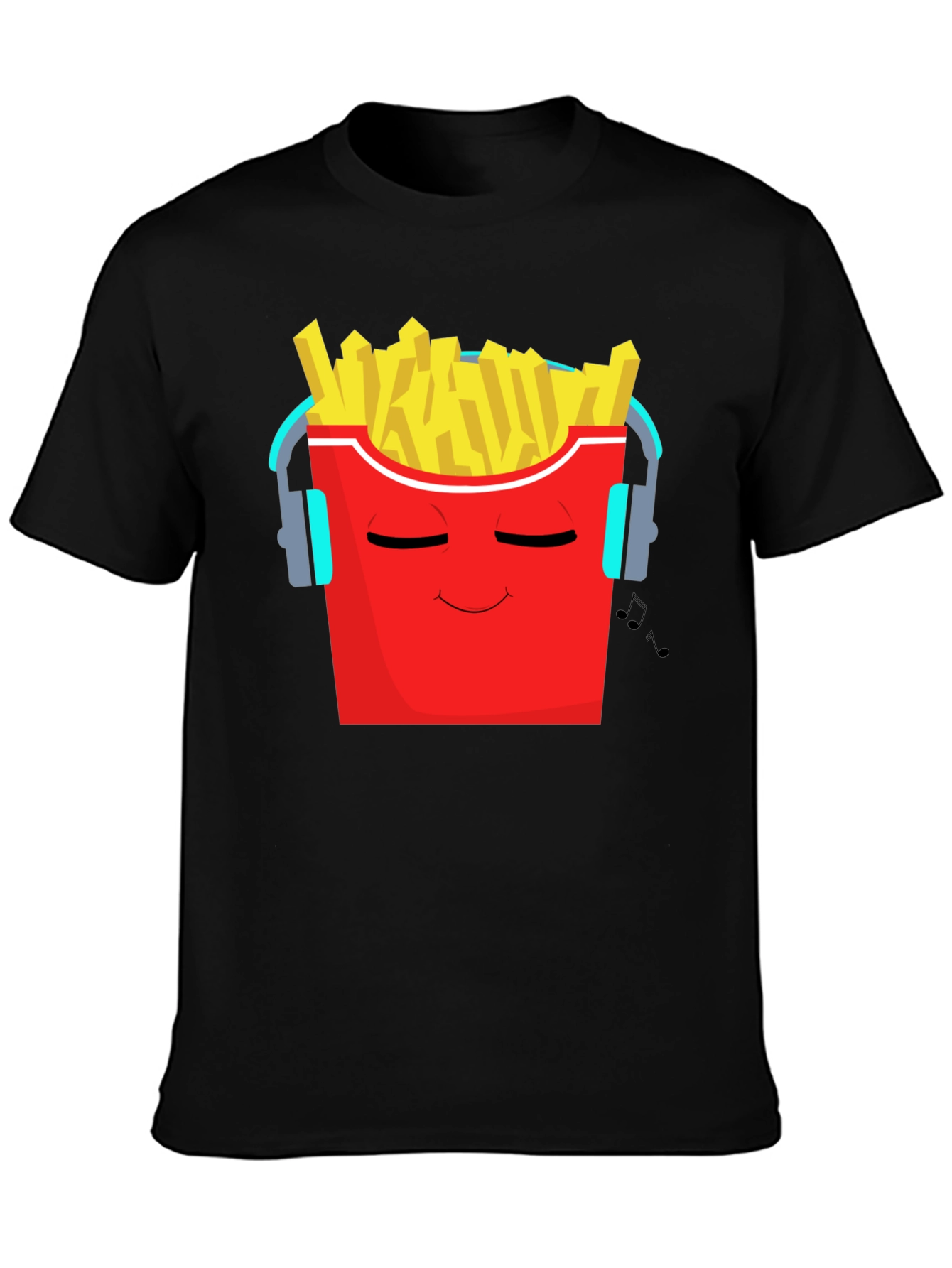 Cool Fries Graphic Tee - Music Lover T-Shirt