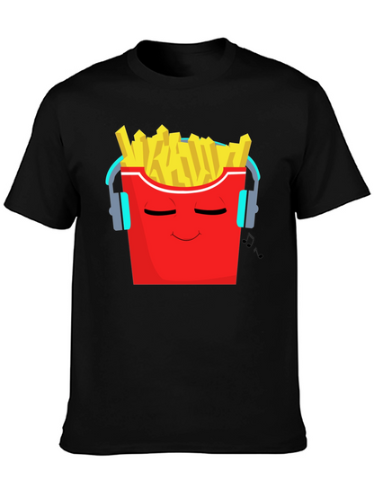 Cool Fries Graphic Tee - Music Lover T-Shirt