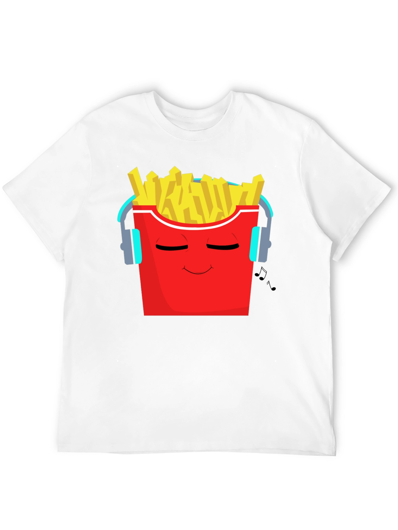 Cool Fries Graphic Tee - Music Lover T-Shirt