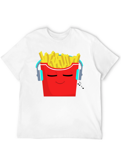 Cool Fries Graphic Tee - Music Lover T-Shirt