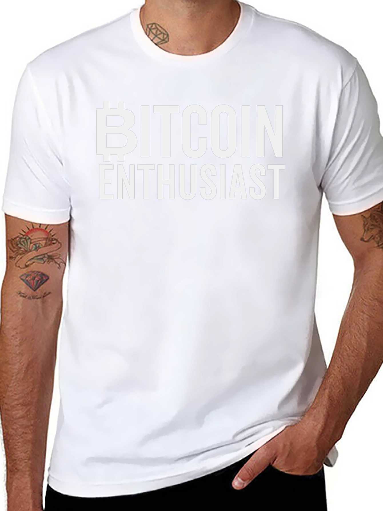 Bitcoin Enthusiast Black T-Shirt
