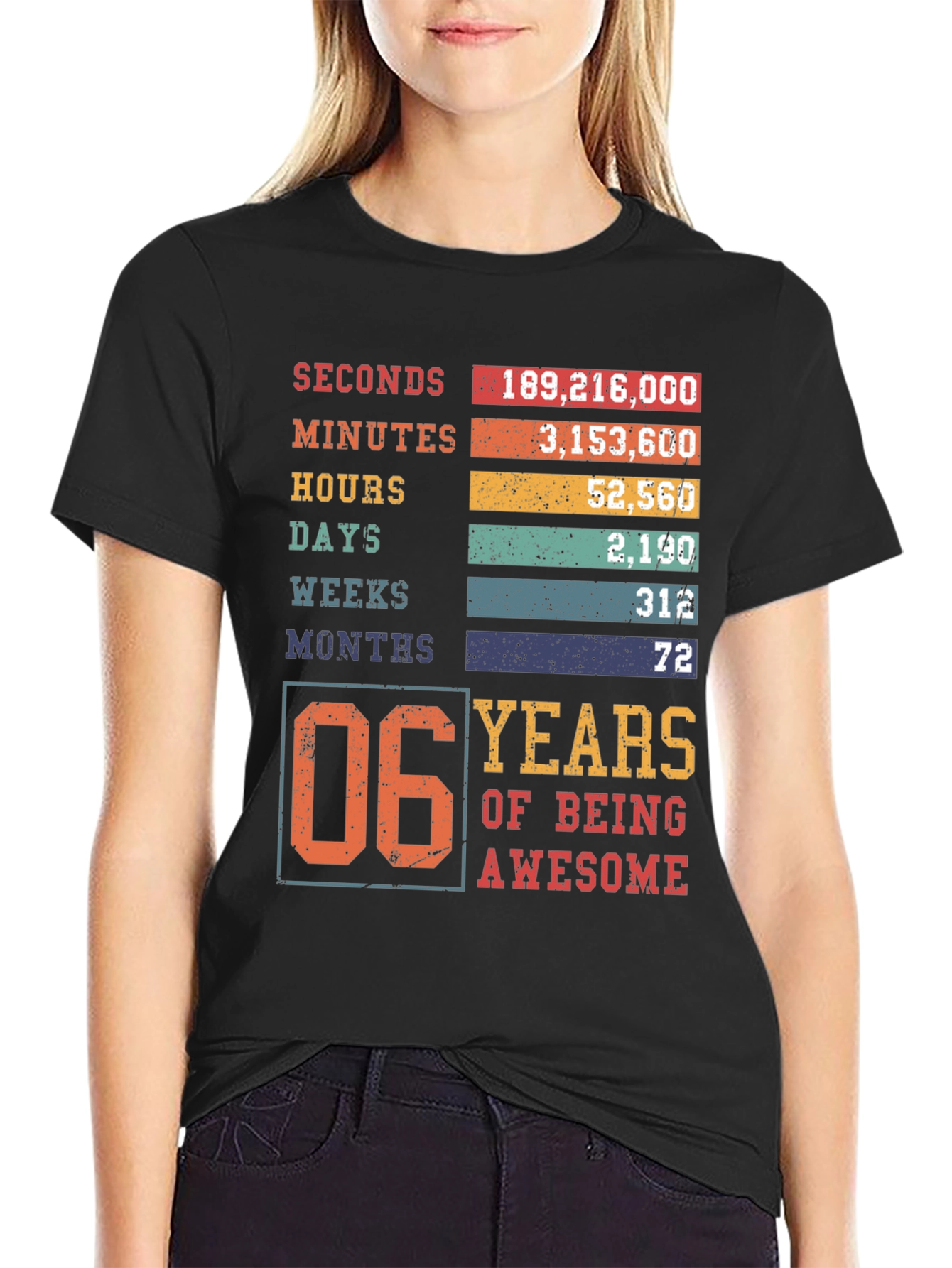 6 Years of Being Awesome T-Shirt