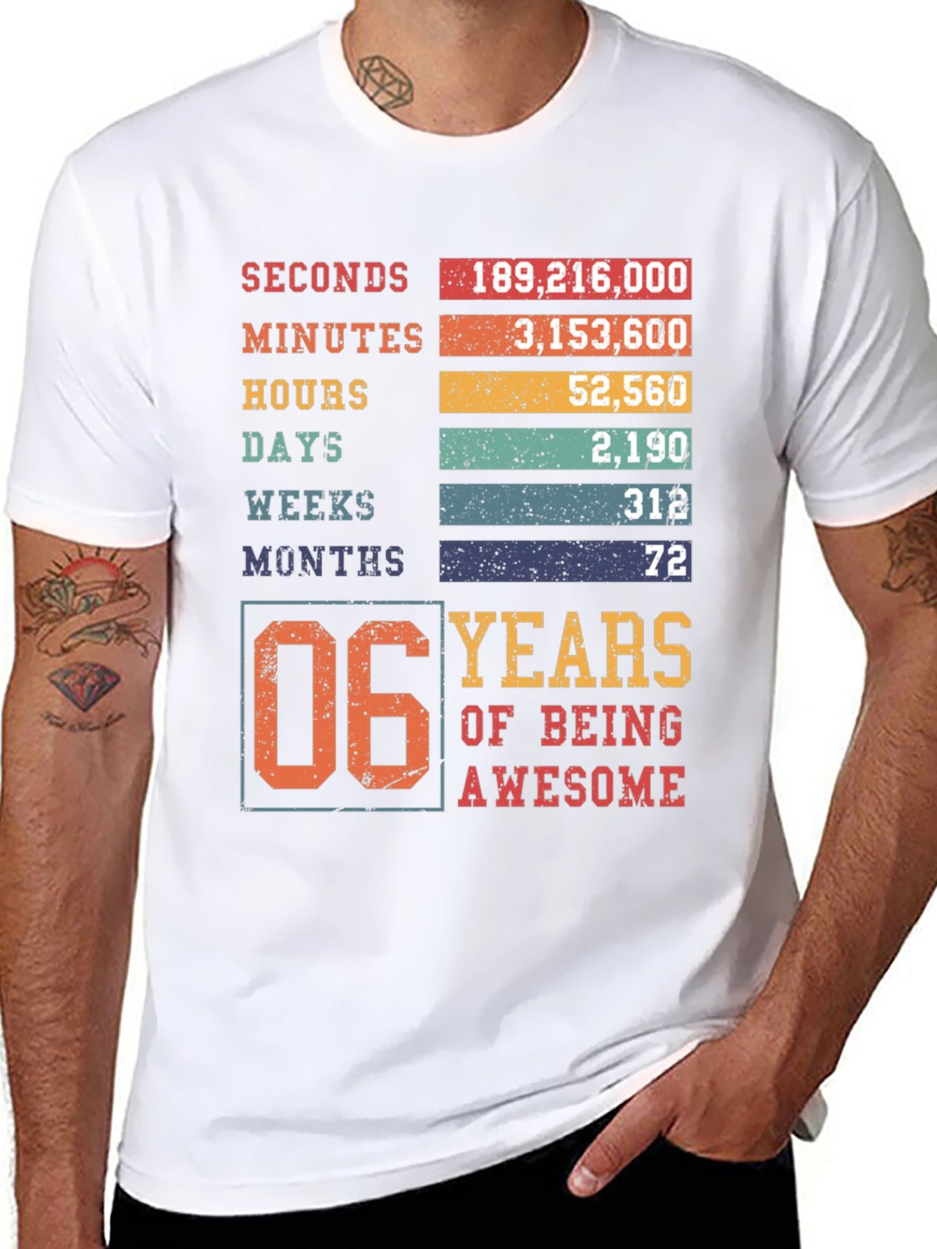 6 Years of Being Awesome T-Shirt