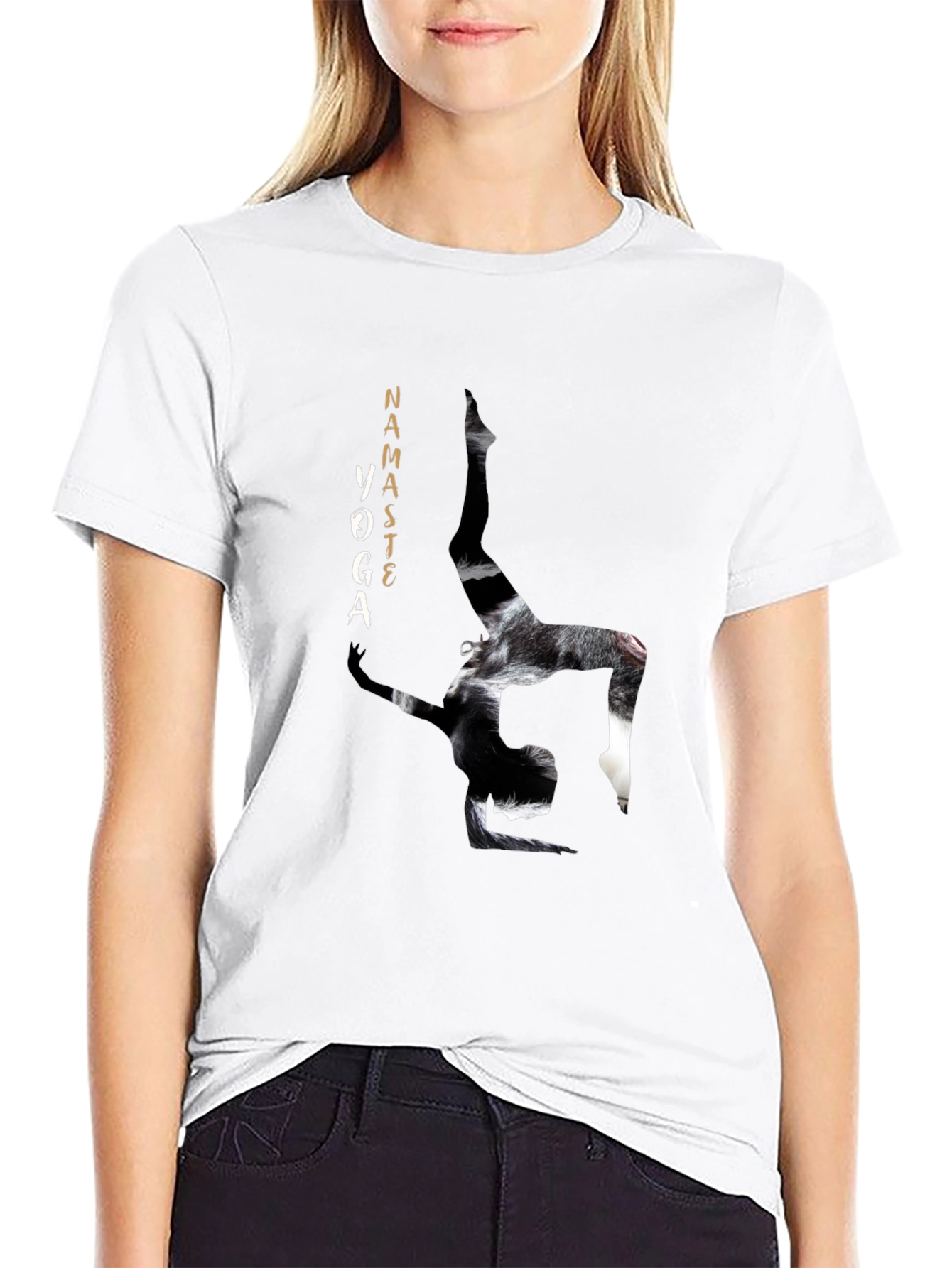 Namaste Yoga T-Shirt - Meditation & Fitness Apparel