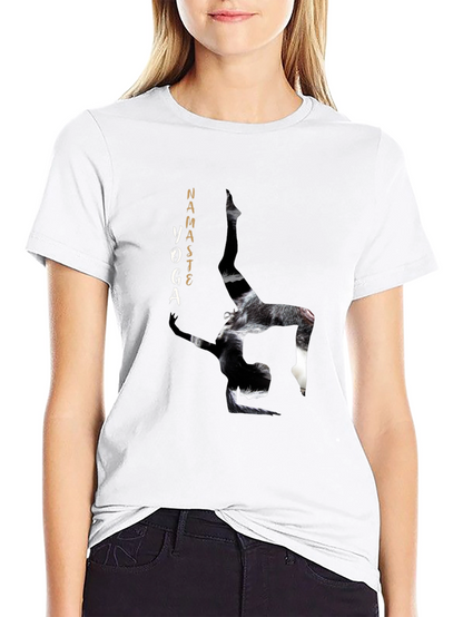 Namaste Yoga T-Shirt - Meditation & Fitness Apparel