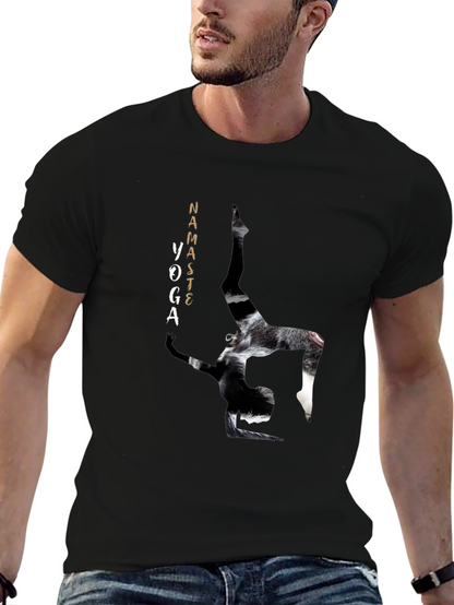 Namaste Yoga T-Shirt - Meditation & Fitness Apparel