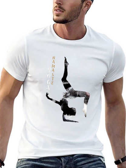 Namaste Yoga T-Shirt - Meditation & Fitness Apparel