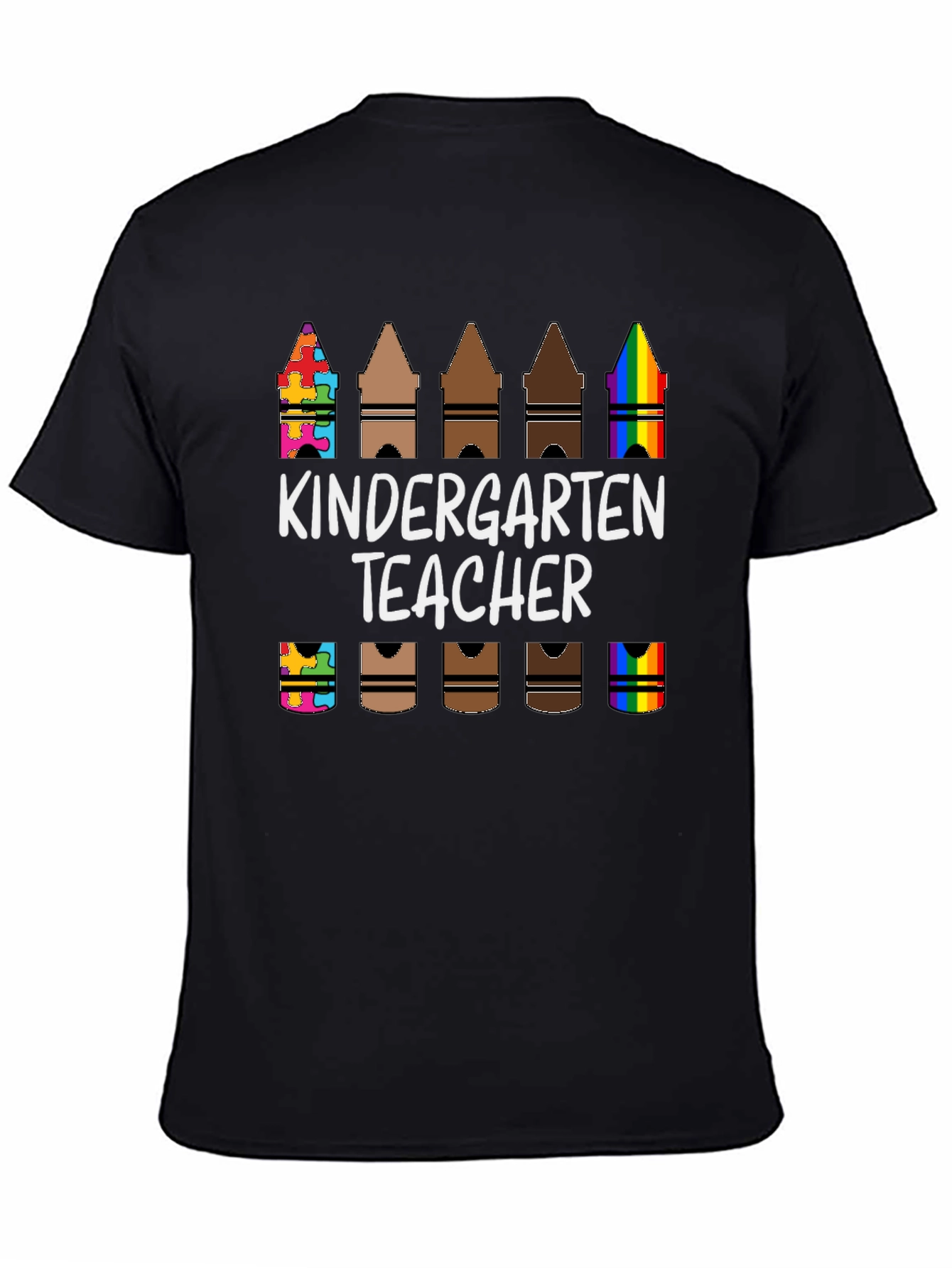 Kindergarten Teacher Crayon T-Shirt