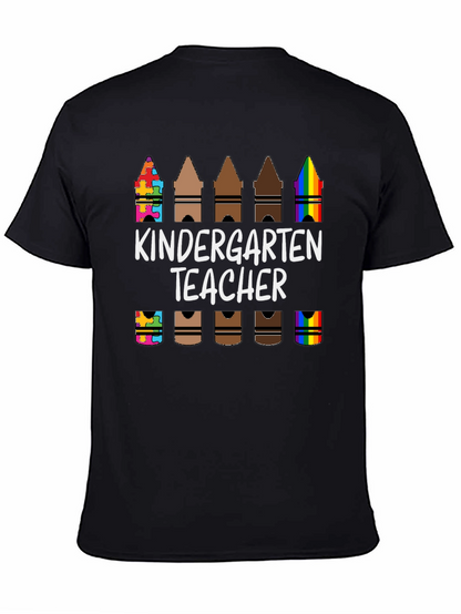 Kindergarten Teacher Crayon T-Shirt