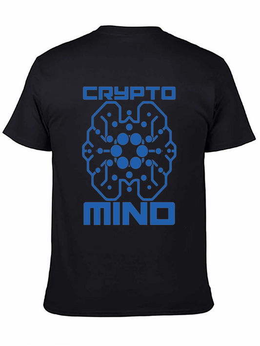 Crypto Mind T-Shirt - Black Graphic Tee