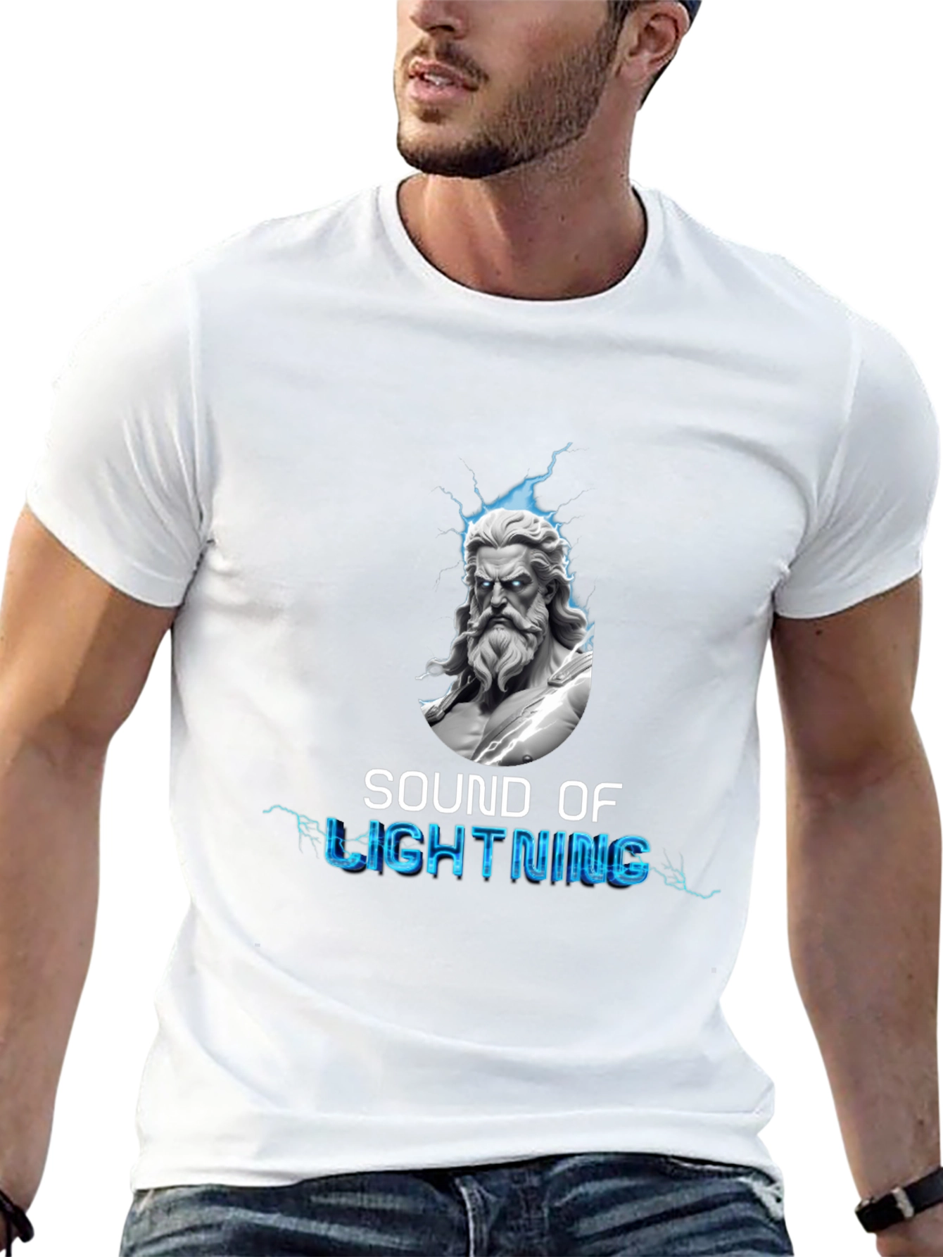 Sound of Lightning Zeus Graphic T-Shirt