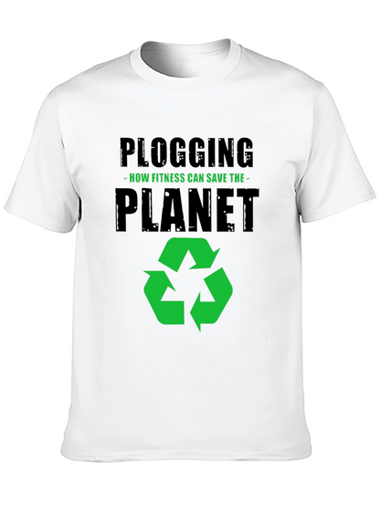 Eco-Friendly Plogging T-Shirt: Fitness Saves the Planet