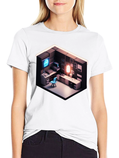 Isometric Gaming Room Tee - Gamers Delight