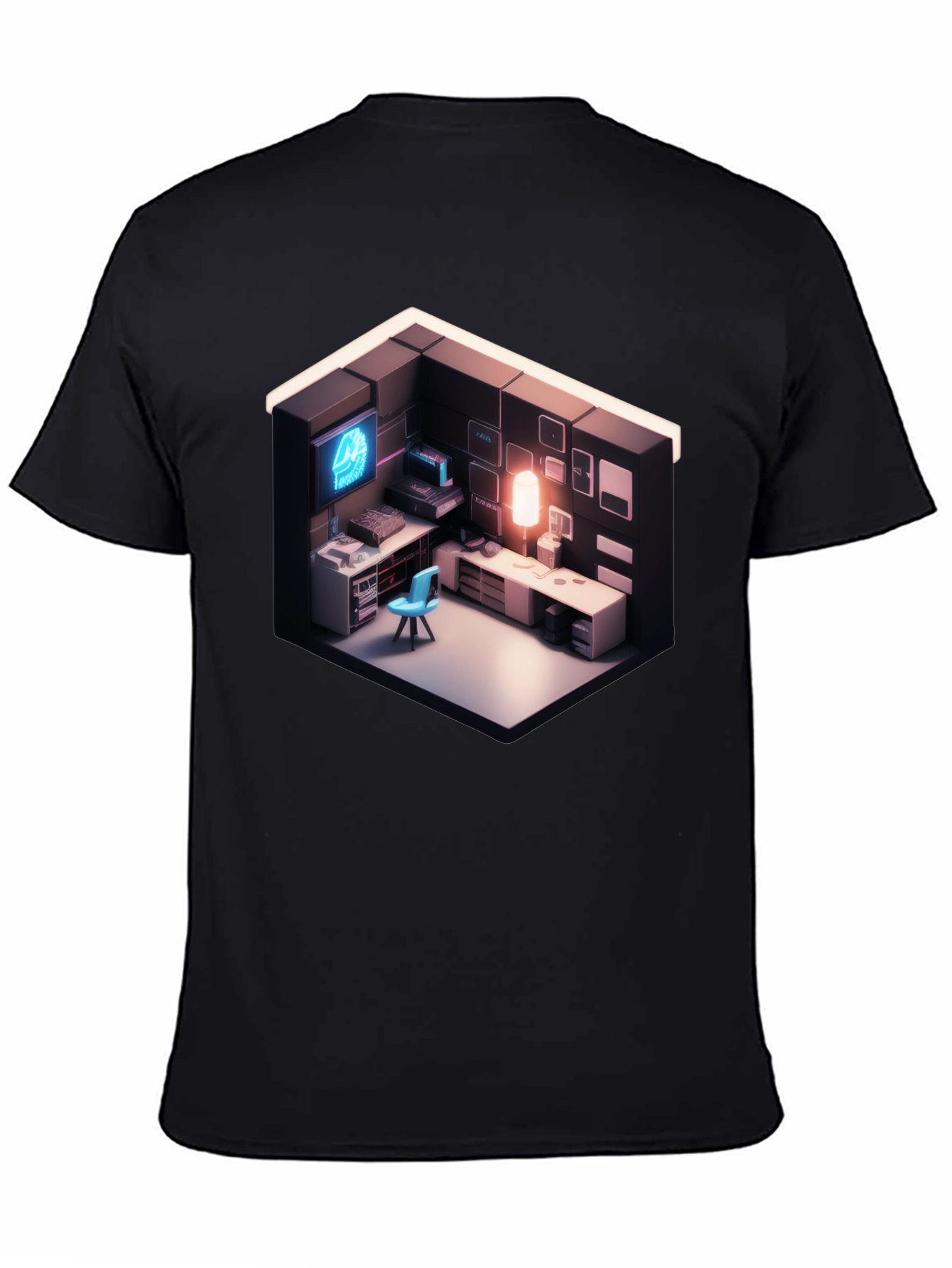 Isometric Gaming Room Tee - Gamers Delight