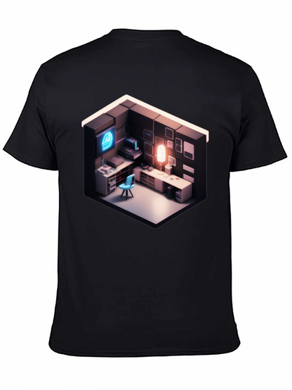 Isometric Gaming Room Tee - Gamers Delight