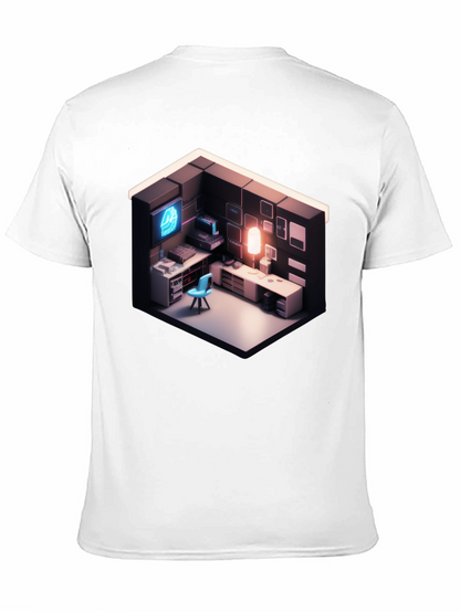 Isometric Gaming Room Tee - Gamers Delight
