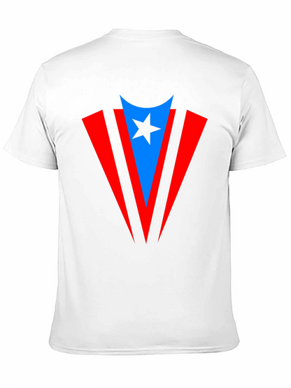 Puerto Rico Flag Inspired Star T-Shirt