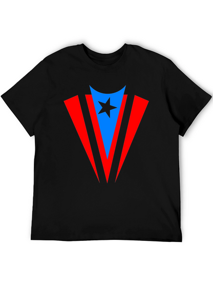 Puerto Rico Flag Inspired Star T-Shirt