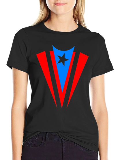 Puerto Rico Flag Inspired Star T-Shirt