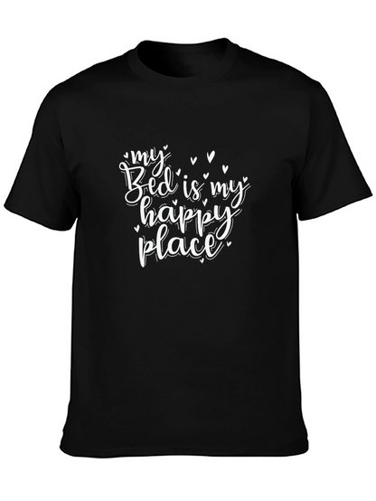 My Bed is My Happy Place Graphic T-Shirt