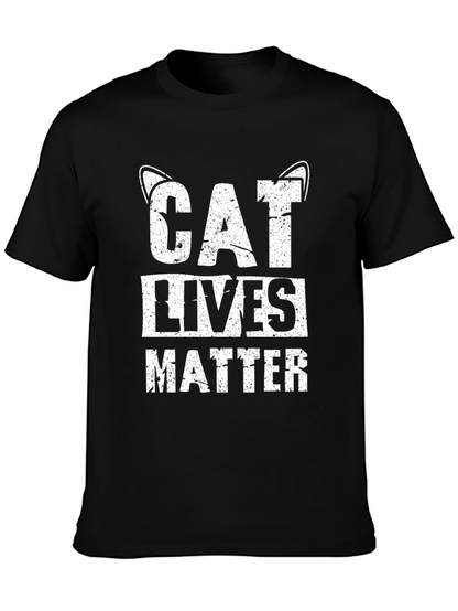 Cat Lives Matter Graphic T-Shirt