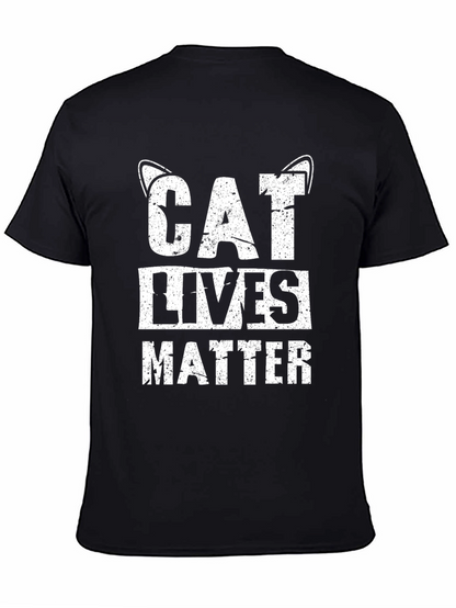 Cat Lives Matter Graphic T-Shirt