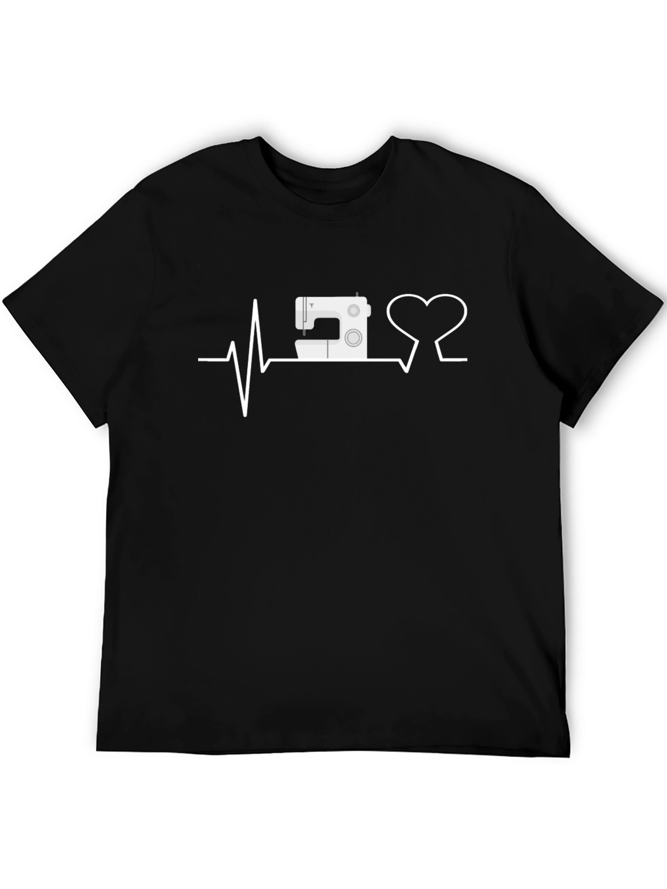 Sewing Heartbeat T-Shirt -  Sewing Machine Love