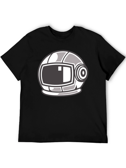 Astronaut Helmet Graphic T-Shirt