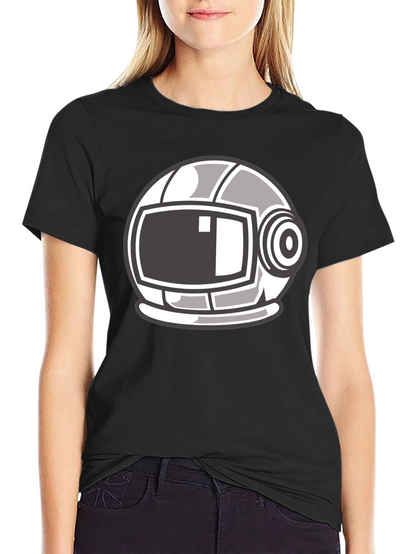 Astronaut Helmet Graphic T-Shirt