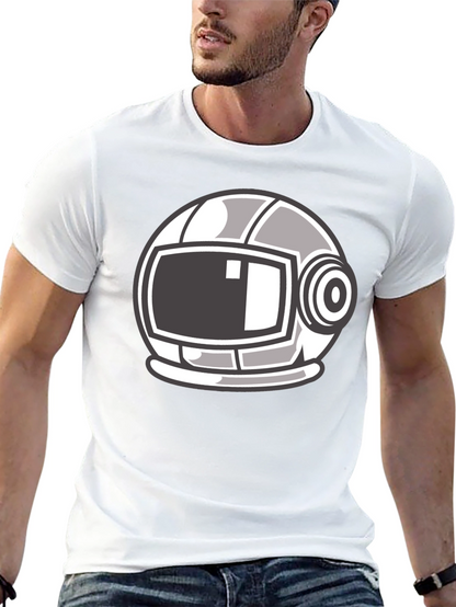 Astronaut Helmet Graphic T-Shirt