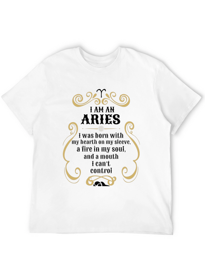I am an Aries T-Shirt - Zodiac Sign Tee