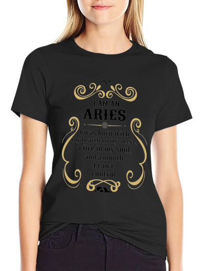 I am an Aries T-Shirt - Zodiac Sign Tee